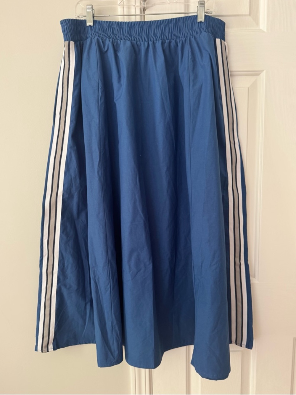Anthropologie Daily Practice Side Stripes Circular Midi Skirt - Picture 5 of 10